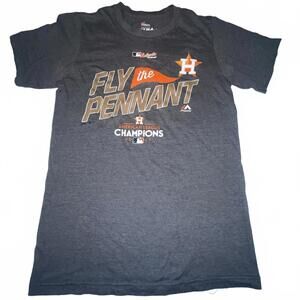 MLB Houston Astros Men's FLY THE PENNANT America League Champions Tee Size Small